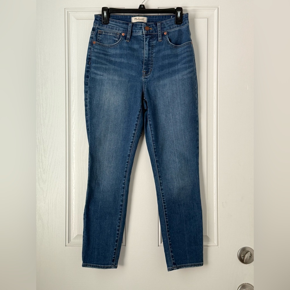 EUC Madewell Curvy High-Rise Skinny Crop Jeans MC507 - 27